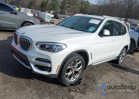 2021 BMW X3 Sdrive30I from USA, damaged, VIN 5UXTY3C08M9F39651